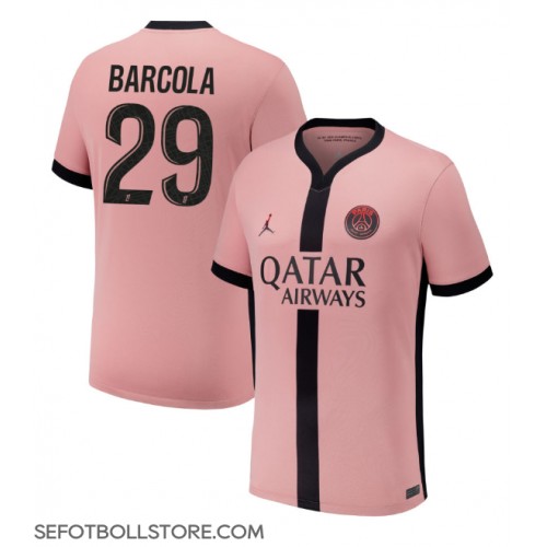 Paris Saint-Germain Bradley Barcola #29 Replika Tredje Tröja 2024-25 Kortärmad